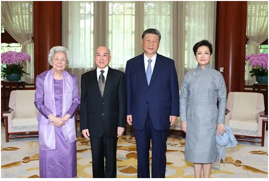 <b><font color='#c91f10'>中柬元首中南海亲切会晤,未来可期</font></b>